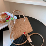 High-quality bag women's bag spring all-match small square bag fashion texture one-shoulder oblique bag handbag