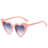 Heart Print Ladies Heart Shaped Sunglasses Peach Heart Large Frame Sunglasses Soft Girl Harajuku Fashion Sunglasses
