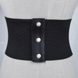 Elastic elastic waistband wide girdle women decorative belt women (MOQ 2)