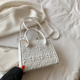 Sac de haute qualité sac pour femme printemps all-match petit sac carré mode texture une épaule sac oblique sac à main