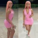 Summer Women's Fashion Sexy V-Neck Tight Fitting Sleeveless Dress Women