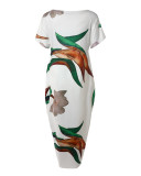 Women's Summer Positioning Print Long Shirt Dress