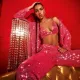 Women Solid Color Sequin Fashion Shirts Underwear Pants Set
