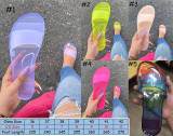 Women Summer Crystal Flat Sandals