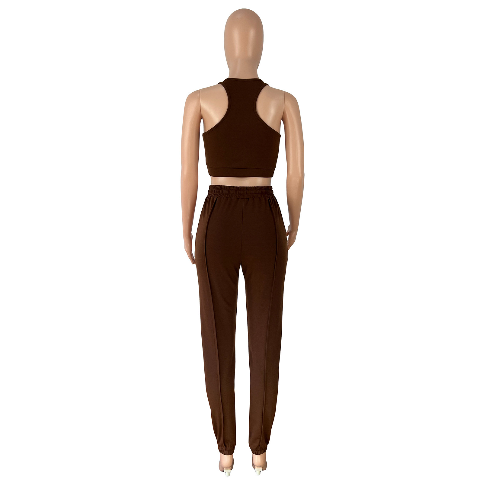 Women summer line design vest + pants Casual two piece set - The Little  Connection