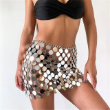 Sexy Nightclub Sequin Mini Skirt