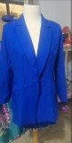 Solid Color Suit Blazer Coat Skirt Two Piece