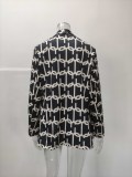 Fashion Autumn/Winter Solid Color Printed Long Sleeve Spring/Autumn Blazer Jacket
