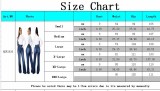 Trendy Patchwork Button Up High Waist Washed Denim Stretch Slim Bell Bottom Pants Flared Jeans