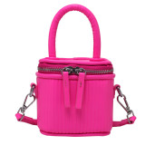 Mini Fashion Handbag Bucket Bag Stylish Crossbody Women'S Bag