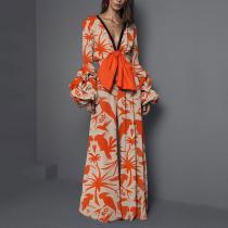 Robe de combinaison pour femmes Robe imprimée sexy à la mode
