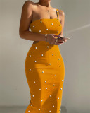 Women Sexy One Shoulder Cutout Long Dress