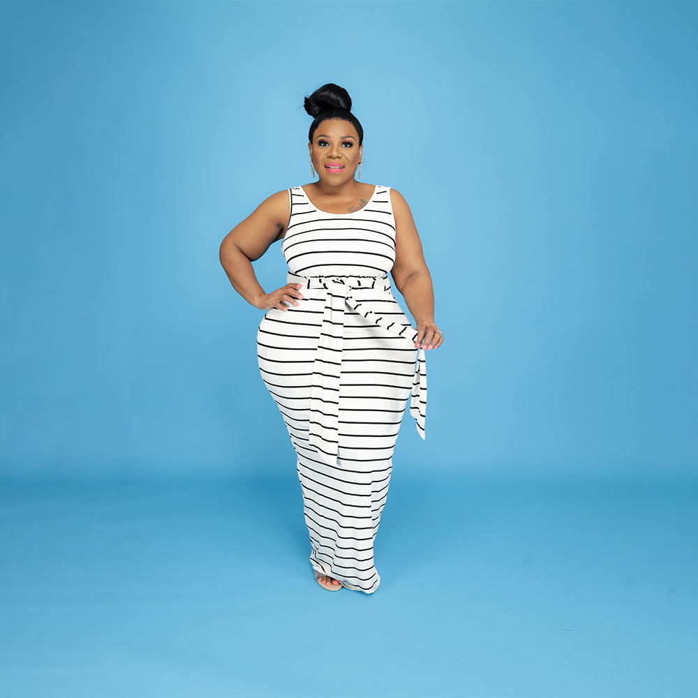 Summer Plus Size Women's Tank Top Sexy Dress - The Little Connection