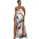 Women'S Summer Chic Slit Plus Size Straps Backless Maxi Dress