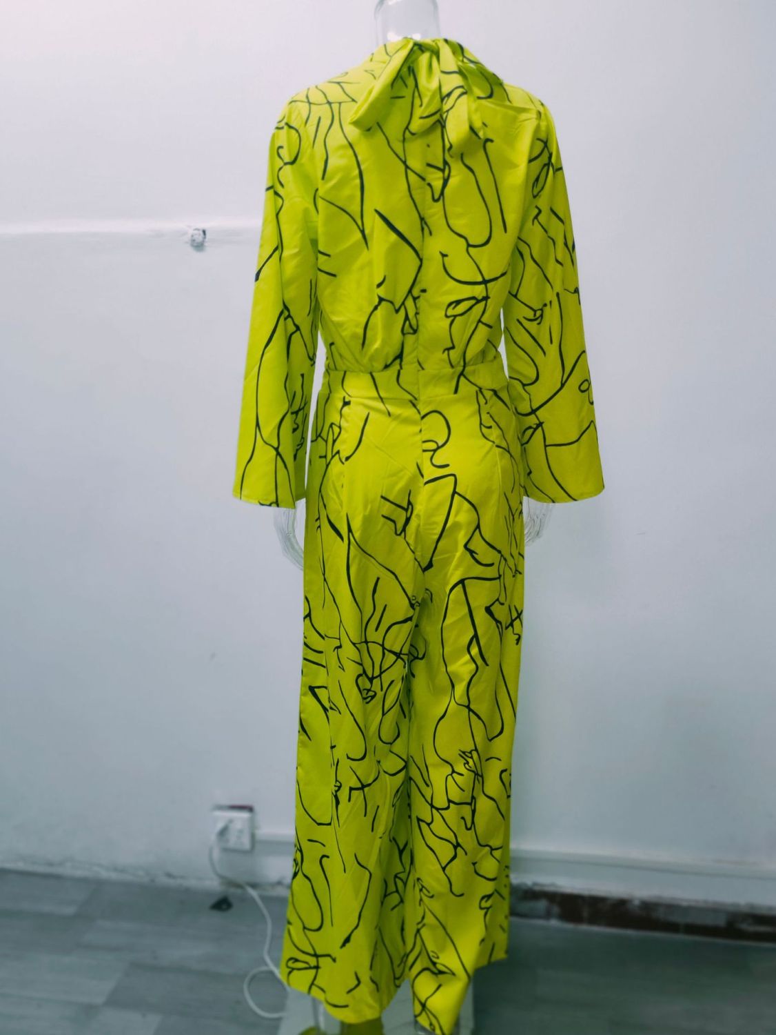 Wholesale Women Summer Elegant Lace-Up Print Sleeveless Jumpsuit ...