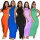 Women's Slim Waist Fringe Tight Fitting Two-Piece