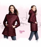 Down Coat Women'S Winter Lightweight Maxi Slim Fit Fashion Versatile Hooded Down Jacket