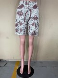 Women's Camo Street Fashion Casual Pants Knee-Length Shorts