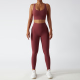 breathable yoga suit running fitness suit Tank quick-drying outdoor sportswear women