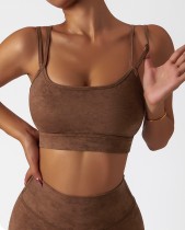 Seksi Tank Hızlı Kuru Egzersiz Giyim Açık Hava Giyim Eğitim Spor Sutyeni Baskılı Askılar Sling Yoga Sutyen