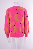 Autumn/Winter Sweater Print Pullover Sweater Plus Size Women's Knitting Sweater