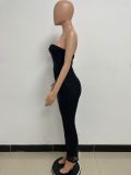 Women Sexy Off Shoulder Backless Sequin Jumpsuit