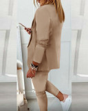 Casual Fashion Suit Women's Blazer and Pants Suit
