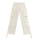 American Street Cargo Pants Damen Sommer lockere Freizeithose