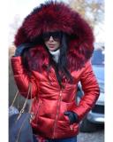 Autumn and winter women's clothing short hooded women's clothing Plus Size Down jacket