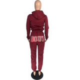 Fashion Casual Letter Hoodies Outfits Damen Winter Outfits