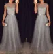 Women Mesh Sleeveless Sequin Dress Dress