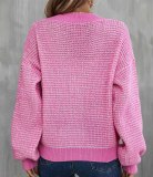 Winter Knitting Shirt Plus Size Button Sweater Short Cardigan Sweater Jacket