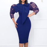 Women's Fall Plus Size Elegant Fashion Bodycon Chic Dress
