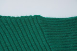 Women Fall Casual Turtleneck Long Sleeve Crop Sweater