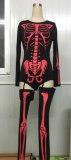Vampire Bride Witch Queen Halloween Cosplay Costume Skeleton Zombie Nightclub Uniform