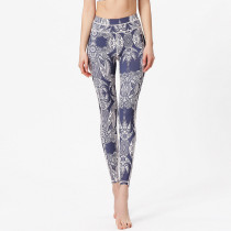 Pantalones de yoga impresos Pantalones deportivos de fitness para mujer Pantalones ajustados de cintura alta Ropa de yoga