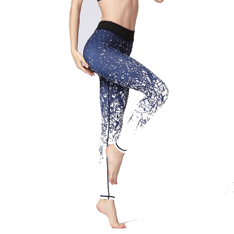 Yoga Leggings Women's High Waist Tight Fitting Stretch Sports Yoga