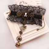 (5PCS)Gear Bracelet Pirate Steam Machine Series Vintage Bracelet Lace Jewelry