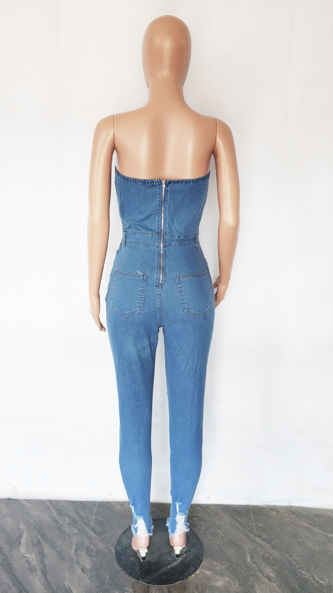 Atlanta Denim Jumpsuit - Light Wash, Fashion Nova, Jumpsuits, jumpsuit  jeans 