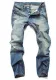 Denim Pants Men'S Side Pocket Tight Fitting Jeans