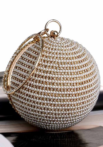 Ladies Formal Party Tote Ball Round Dinner Bag