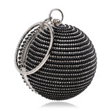 Ladies Formal Party Tote Ball Round Dinner Bag