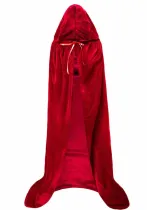 halloween velvet cape hooded wizard cape witch trench coat