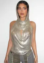 Fall Women Style Hat Vest Two-Piece Set