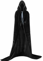 halloween cape hooded velvet trench coat stage costume