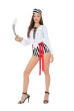 Halloween Costume Pirate Costume Queen Costume Cosplay Sexy Uniform