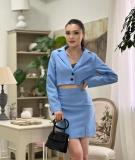 Autumn And Winter Fashion Career Long-Sleeved Blazer Skirt Suit Female Solid Color Two-Piece Suit