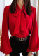 women's solid color professional shirt