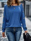 Knitting High Stretch Thermal Top Winter Fashion Casual T-Shirt