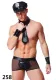 Sexy Erotic Men'S Leather Police Cosplay Costume